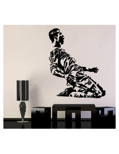 Calcomanía de Pared Ronaldo 81x69 cm Vinilo Decorativo
