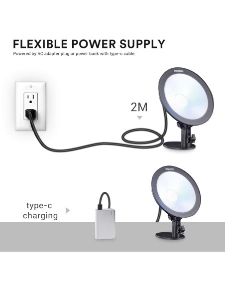 Luz LED RGB Godox CL10 10W 36000 Colores Control APP Luz LED RGB Godox CL10 10W 36000 Colores Control APP