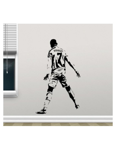 Calcomanía de Pared Ronaldo Vinilo Decoración Infantil 55.88 cm