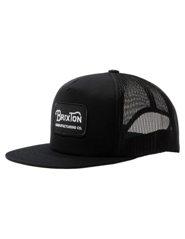 Gorra de Malla para Hombre Brixton 232 Ajustable Negra