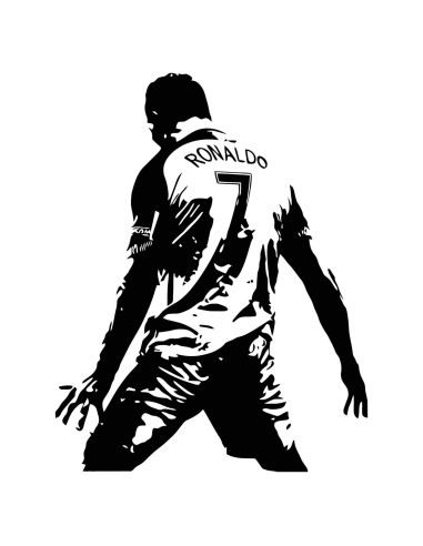 Calcomanía de Pared Cristiano Ronaldo Vinilo Impermeable