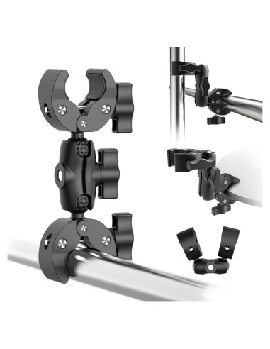 Soporte Abrazadera Doble TsOnaRegion para Fotografía 2.3kg