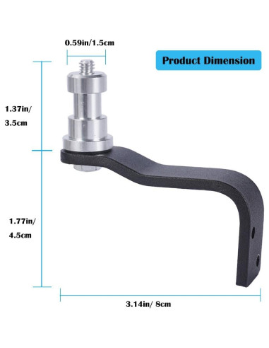Soporte de Luz de Mesa FIEWSZIHU para Techo y Pared - Paquete de 2