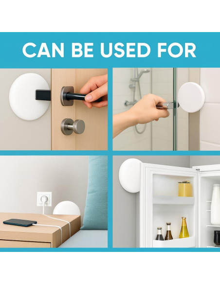Tope de Puerta XXL Autoadhesivo Hogar Más Fuerte - 2 Piezas Tope de Puerta XXL Autoadhesivo Hogar Más Fuerte - 2 Piezas