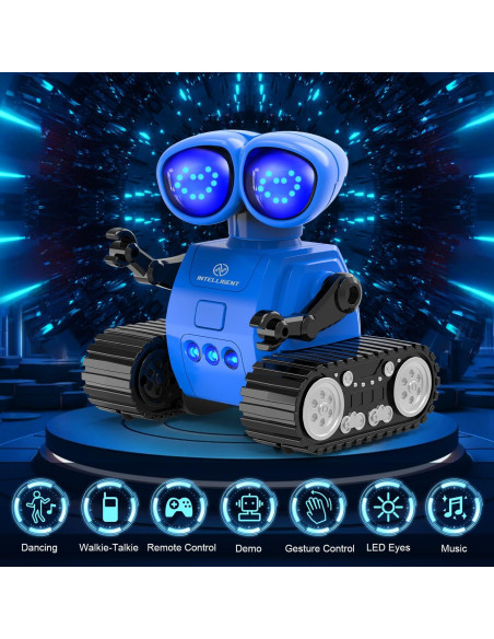 Robot de Control Remoto TOY Life Azul con Música y LED Robot de Control Remoto TOY Life Azul con Música y LED