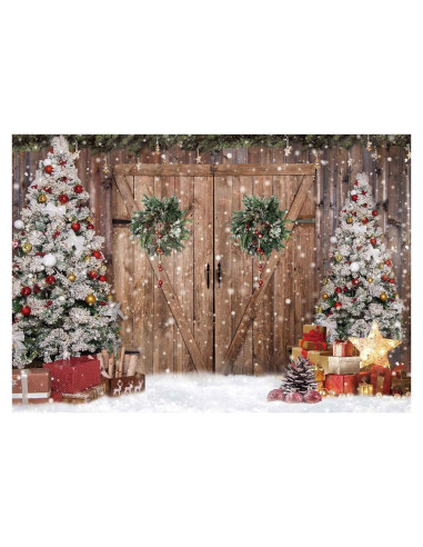 Fondo de Fotografía Navidad 8x6ft Poliester Felortte