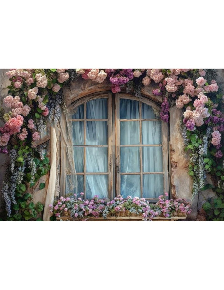 Fondo de Foto Floral Rosa Kate 2.2x1.5m Microfibra Fondo de Foto Floral Rosa Kate 2.2x1.5m Microfibra