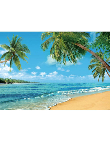 Fondo de Vinilo Tropical 210x150cm para Fotografía yy-beach008