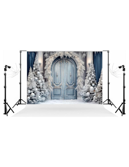 Fondo de Fotografía Navidad Kate 3x2m Azul Plateado Fondo de Fotografía Navidad Kate 3x2m Azul Plateado