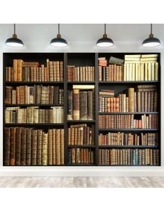 Fondo de Estantería Vintage Fmarui 3x2.5m para Fotografía 2