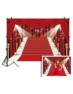 Fondo de Cortina Roja 2.1x1.5m Vinilo BT-dy041