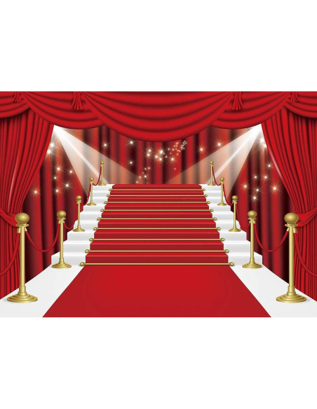 Fondo de Cortina Roja 2.1x1.5m Vinilo BT-dy041 Fondo de Cortina Roja 2.1x1.5m Vinilo BT-dy041