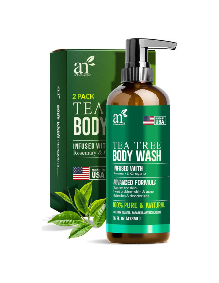 Jabón Corporal Antibacteriano Artnaturals 473ml Aceite de Árbol de Té Jabón Corporal Antibacteriano Artnaturals 473ml Aceite de Árbol de Té
