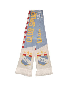 Bufanda Aficionado Club Sporting Cristal 100% Acrílico 1.52m 2