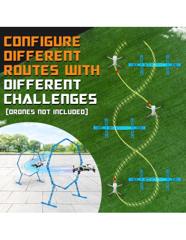 Aros de Obstáculo Dolanus ZA01 - Paquete de 3 para Drones FPV