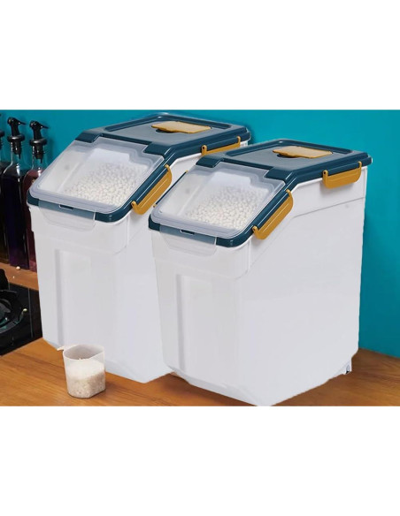 Contenedor de Almacenamiento Hermético YXQ 25lbs 2 Piezas Contenedor de Almacenamiento Hermético YXQ 25lbs 2 Piezas