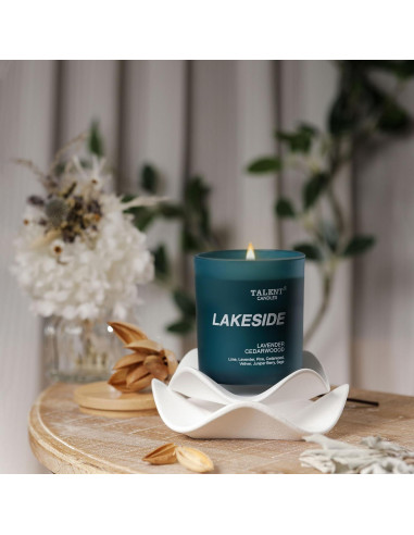Vela Aromática Talent Candles Cera de Soja Lavanda 400g