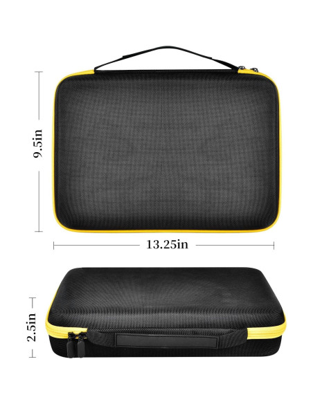 Funda de Almacenamiento Klein Tools Amarilla para Probador de Cable Funda de Almacenamiento Klein Tools Amarilla para Probador de Cable