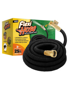 Manguera de Jardín Expandible Flexi Hose 7.62m con Conectores de Latón