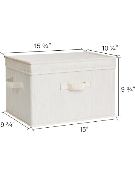 Cajas de Almacenamiento StorageWorks 20L 2-Pack Beige/Blanco/Marfil Cajas de Almacenamiento StorageWorks 20L 2-Pack Beige/Blanco/Marfil