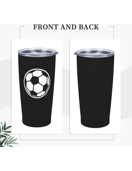 Vaso Aislado de Acero Inoxidable CHASOEA 600ml Fútbol Vaso Aislado de Acero Inoxidable CHASOEA 600ml Fútbol