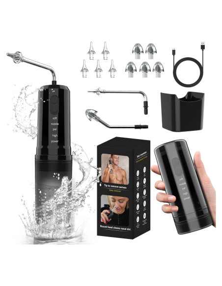 Kit de Limpieza de Oídos Eléctrico Pirzlqie 2 en 1 con 4 Modos Kit de Limpieza de Oídos Eléctrico Pirzlqie 2 en 1 con 4 Modos