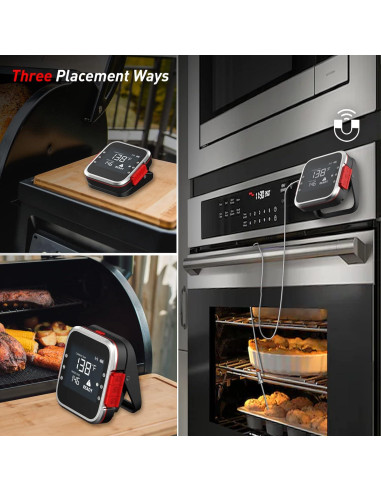 Termómetro de Carne Inalámbrico Bluetooth KT THERMO 2 Probes