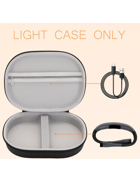 Funda de Almacenamiento para Luz de Lectura Stukcaze Negra Funda de Almacenamiento para Luz de Lectura Stukcaze Negra