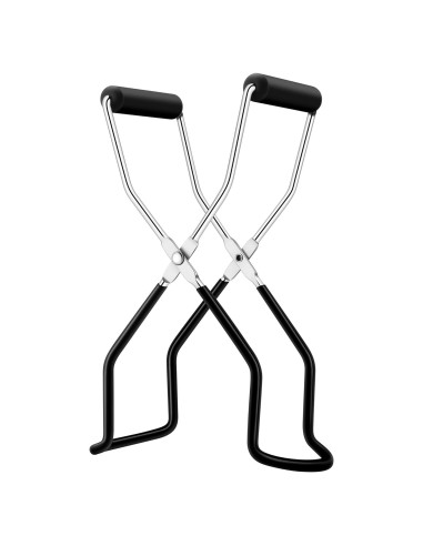 Elevador de Tarros Rainspire de Acero Inoxidable Negro 22cm