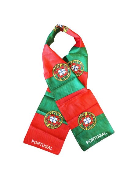 Bufanda Ligera con Bandera de Portugal 160x20 cm - Poliéster Bufanda Ligera con Bandera de Portugal 160x20 cm - Poliéster