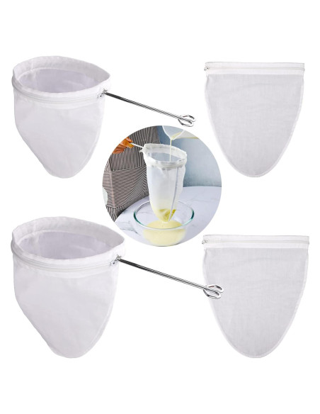 Bolsas de Filtro de Malla WMKGG Reutilizables 2 Tamaños Bolsas de Filtro de Malla WMKGG Reutilizables 2 Tamaños