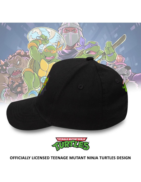 Gorra de béisbol TMNT para niños - Tortugas Ninja - Algodón Gorra de béisbol TMNT para niños - Tortugas Ninja - Algodón