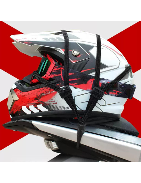 Correa de Casco Motocicleta Teursa 2 Pcs Ajustable 60-110 cm Correa de Casco Motocicleta Teursa 2 Pcs Ajustable 60-110 cm