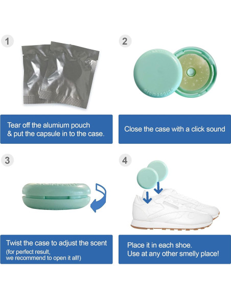Bolas Desodorantes Naturales OnYourLife - Eliminador de Olores para Zapatos, 2 Piezas Bolas Desodorantes Naturales OnYourLife - Eliminador de Olores para Zapatos, 2 Piezas