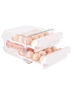 Contenedor de Huevos Sooyee 32 Capacidad con Escala de Tiempo