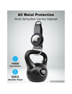 Soporte de Metal SCALLOP para Airtag - Organizador de Llaves 2