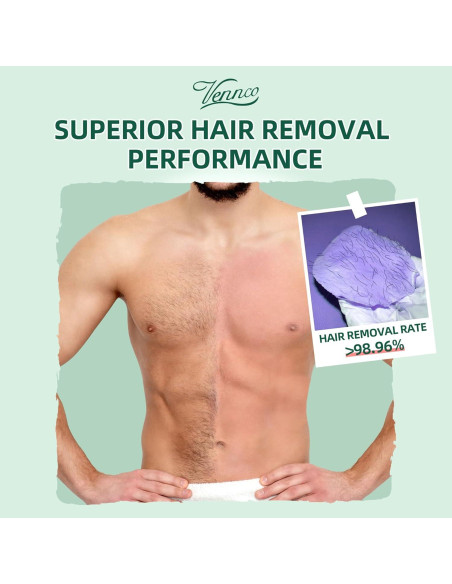 Kit de Depilación VENNCO con Perlas de Cera Dura - 36 Piezas Kit de Depilación VENNCO con Perlas de Cera Dura - 36 Piezas