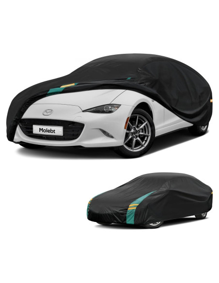 Funda de Coche Molebt Impermeable Ajuste Universal 414 cm Funda de Coche Molebt Impermeable Ajuste Universal 414 cm