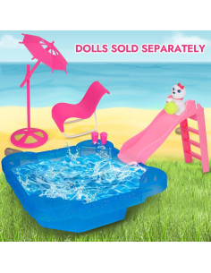Set de Juego de Piscina Bettina con Tobogán y Accesorios 2