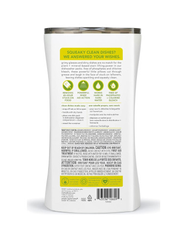 Detergente para Lavavajillas Method Menta Limón 10843536106092 - 1080g