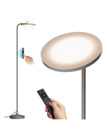 Lámpara de Pie LED SIBRILLE 36W Dimmable Gunmetal Lámpara de Pie LED SIBRILLE 36W Dimmable Gunmetal