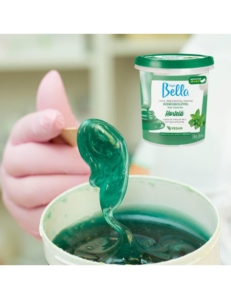 Pasta de Azúcar Depil Bella 1.30 kg Menta - Cera Natural para Cuerpo Pasta de Azúcar Depil Bella 1.30 kg Menta - Cera Natural para Cuerpo
