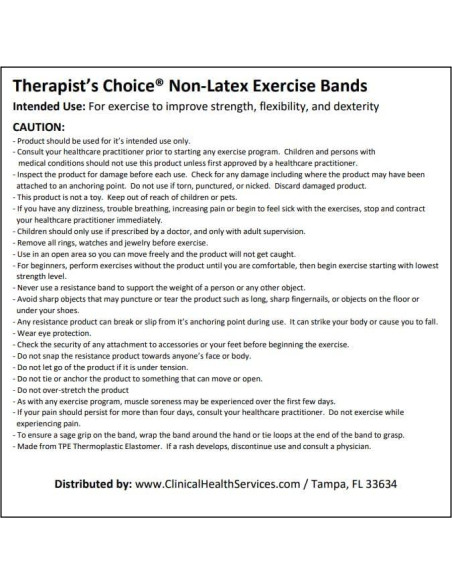 Set de Bandas de Resistencia Therapist's Choice - 5 Niveles TPE Set de Bandas de Resistencia Therapist's Choice - 5 Niveles TPE
