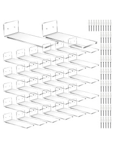 Estante de Exhibición de Zapatos Treela 30 Piezas Acrílico