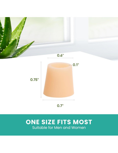Protectores de Dedos Meñiques Welnove - 12 Cubiertas de Gel con Aloe Vera