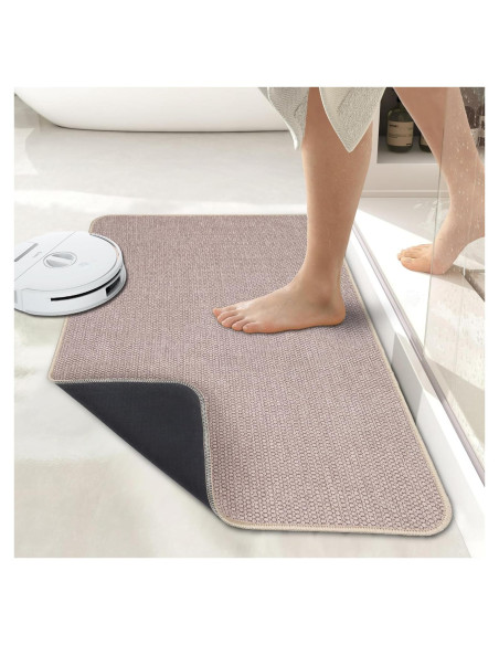 Alfombra de Baño Antideslizante Bosap Beige 17x27 cm Alfombra de Baño Antideslizante Bosap Beige 17x27 cm