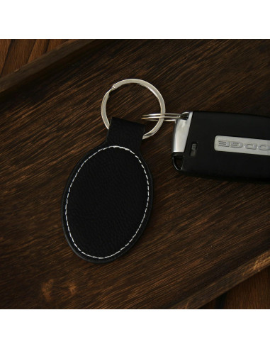 Llave Ovalada LaserGram Balón de Fútbol Personalizado