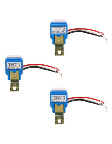 Interruptor Sensor de Luz Ximimark 12V 10A 3 Pcs