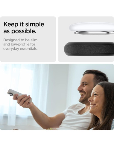 Funda de Silicona Spigen para AirTag - 2 Pack Negro