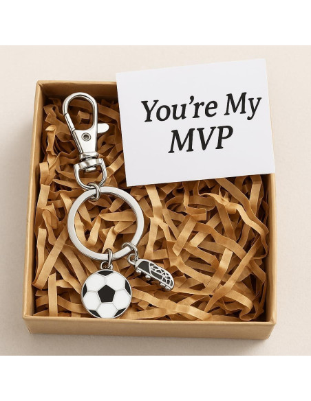 Llavero de Fútbol Colección Infinita con Encanto de Botín y Balón Llavero de Fútbol Colección Infinita con Encanto de Botín y Balón